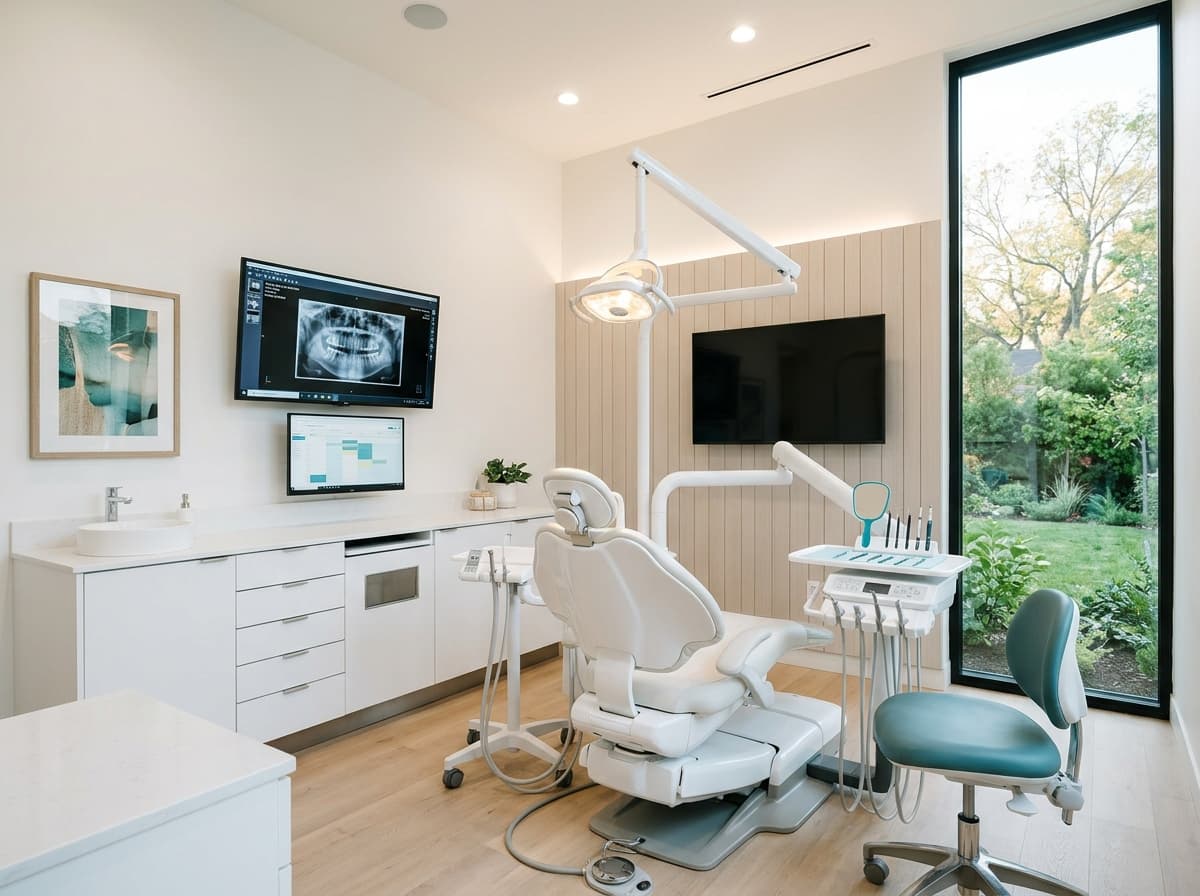 Modern Smile Dental Care operatory room in Butwal